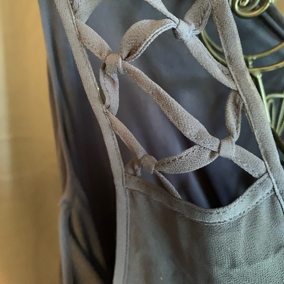 Torrid pleated and lattice dress - Picture 2 of 4